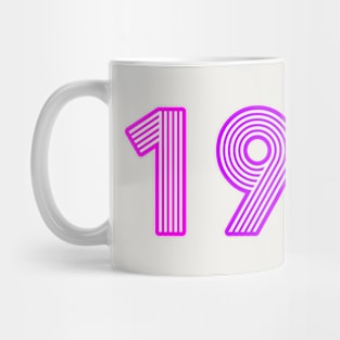 Year 1980 - Retrowave Colors Mug